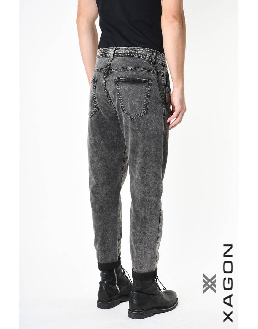 La haine inside us PANTALONE 2CR2013 Nero Consegna Veloce