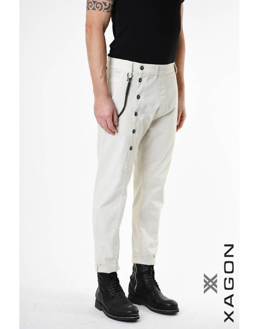 La haine inside us PANTALONE 2CR2014 Ecru Shopping Online