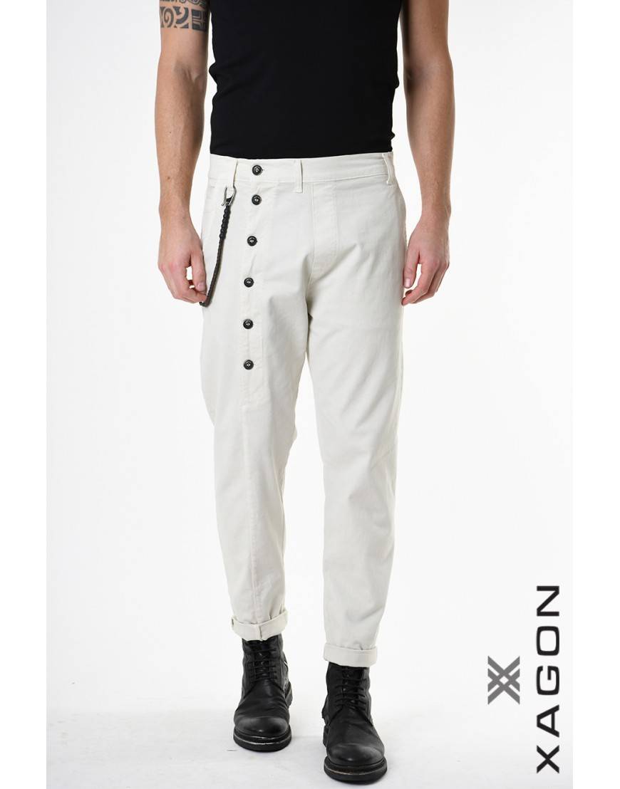 La haine inside us PANTALONE 2CR2014 Ecru Shopping Online