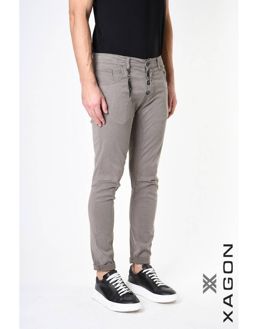 La haine inside us PANTALONE 2CR9004 Fango Sottocosto