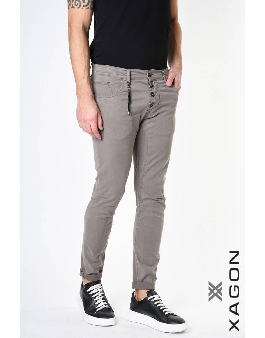 La haine inside us PANTALONE 2CR9004 Fango Sottocosto