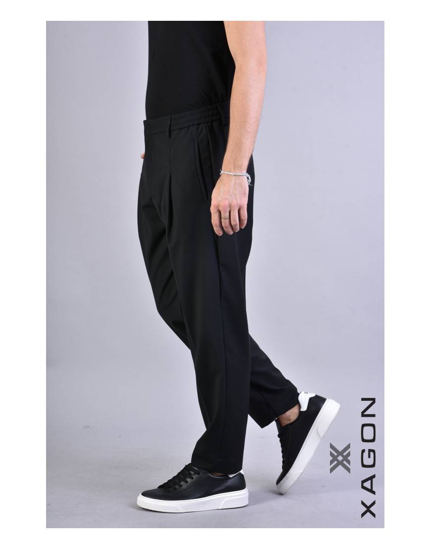 La haine inside us PANTALONE 2FCLIVE Nero Presa