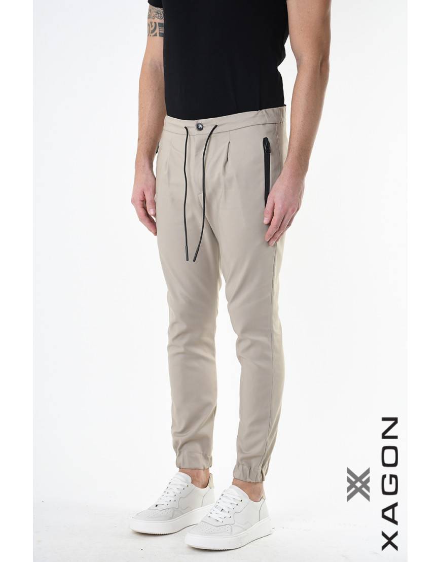 La haine inside us PANTALONE PINVEL Beige Sconto