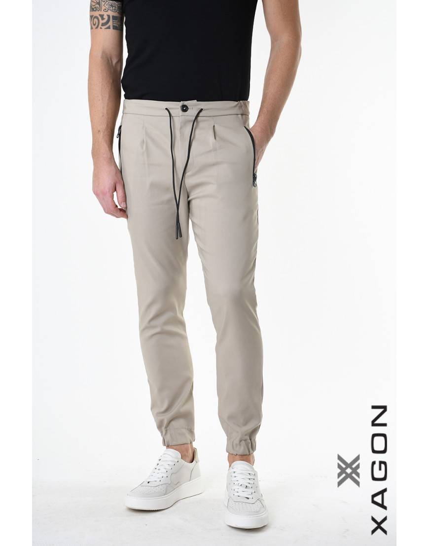 La haine inside us PANTALONE PINVEL Beige Sconto