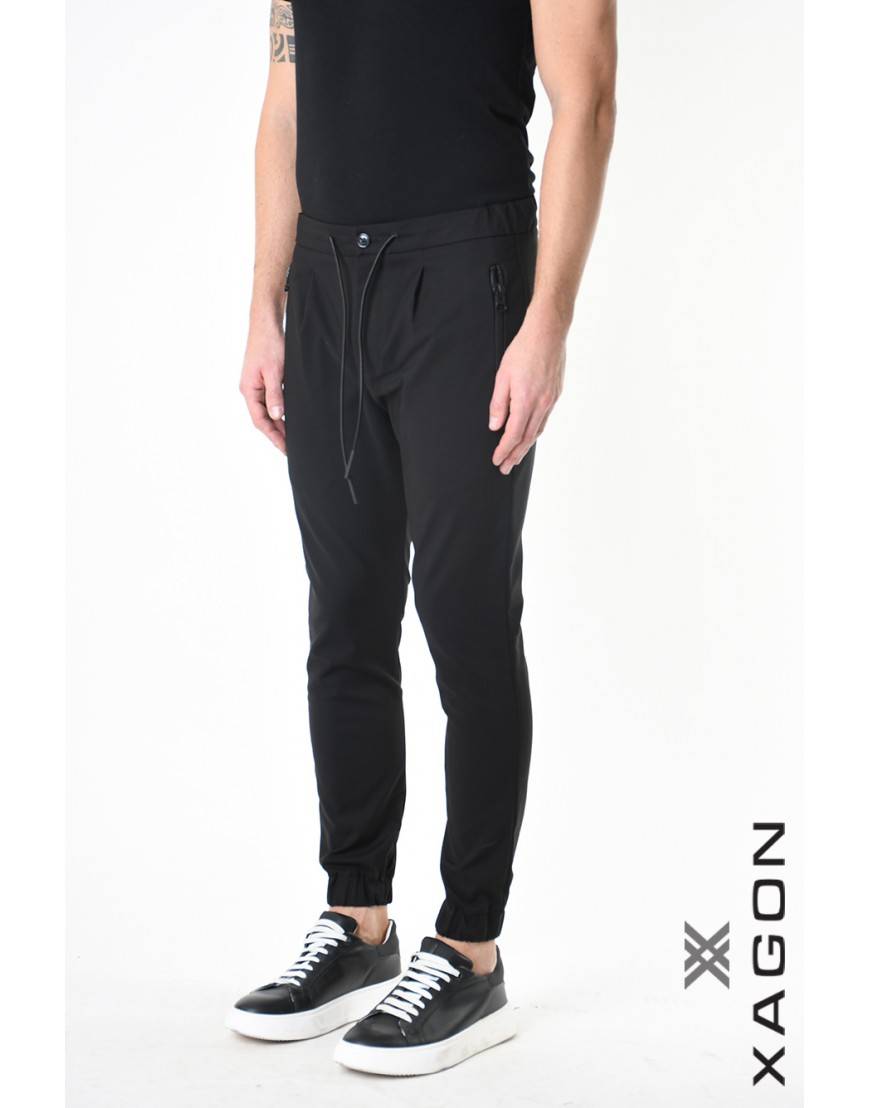 La haine inside us PANTALONE PINVEL Nero Offerta