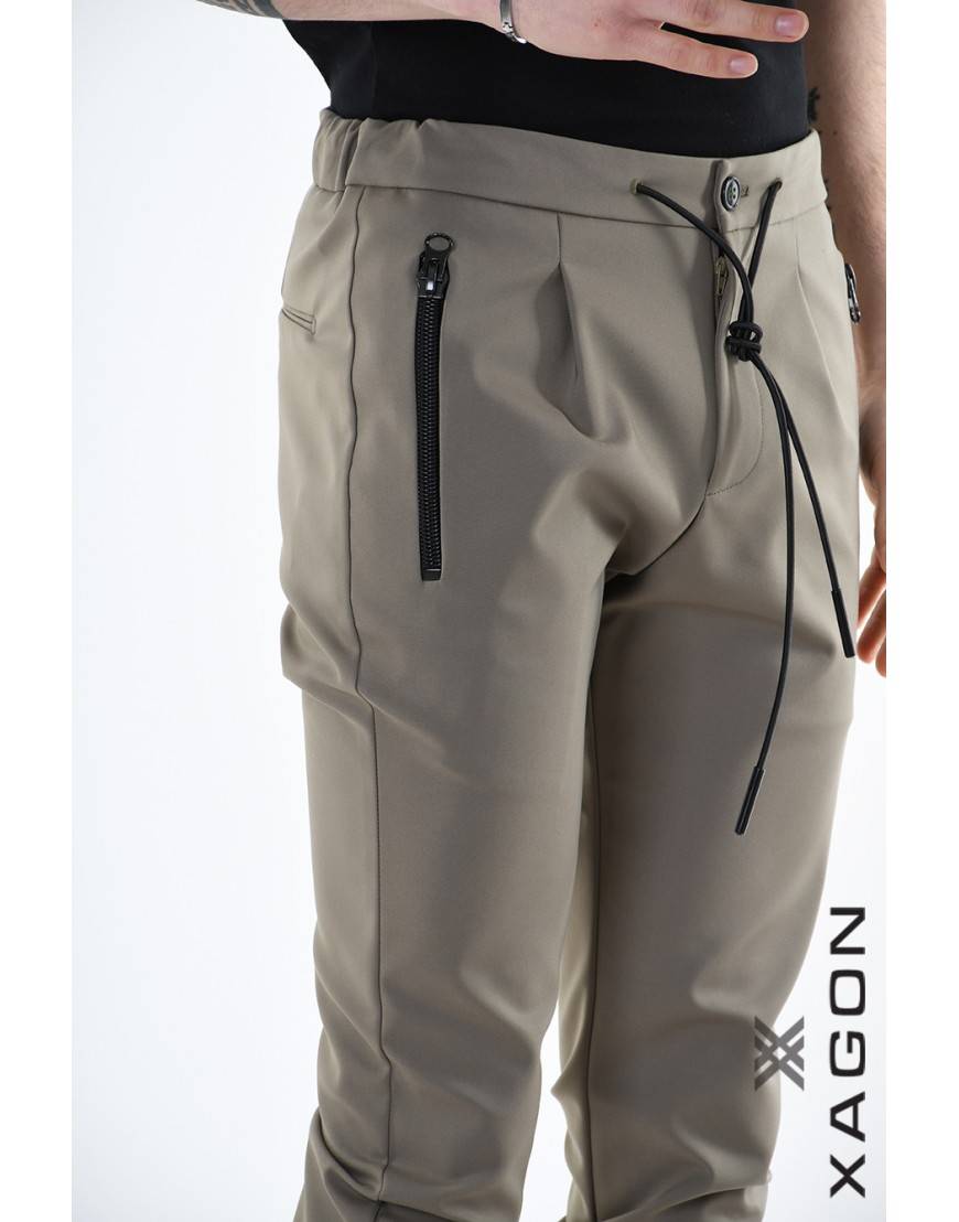 La haine inside us PANTALONE PINVEL Verde/Fango Economico