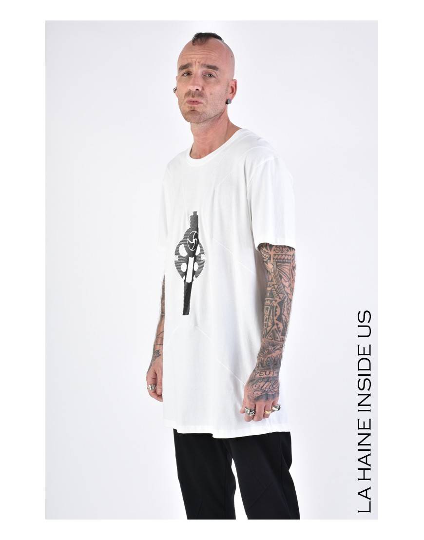 La haine inside us 3M LM035 T-SHIRT Bianco Vendita Economica