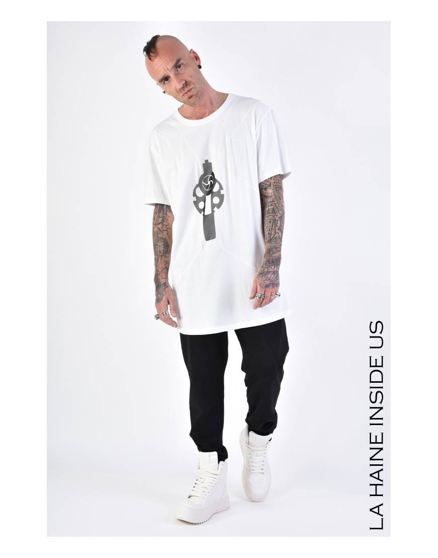 La haine inside us 3M LM035 T-SHIRT Bianco Vendita Economica