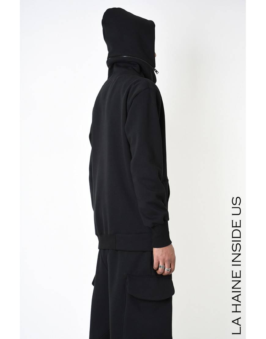 La haine inside us 3M LM201 FELPA UNISEX U Nero Moda