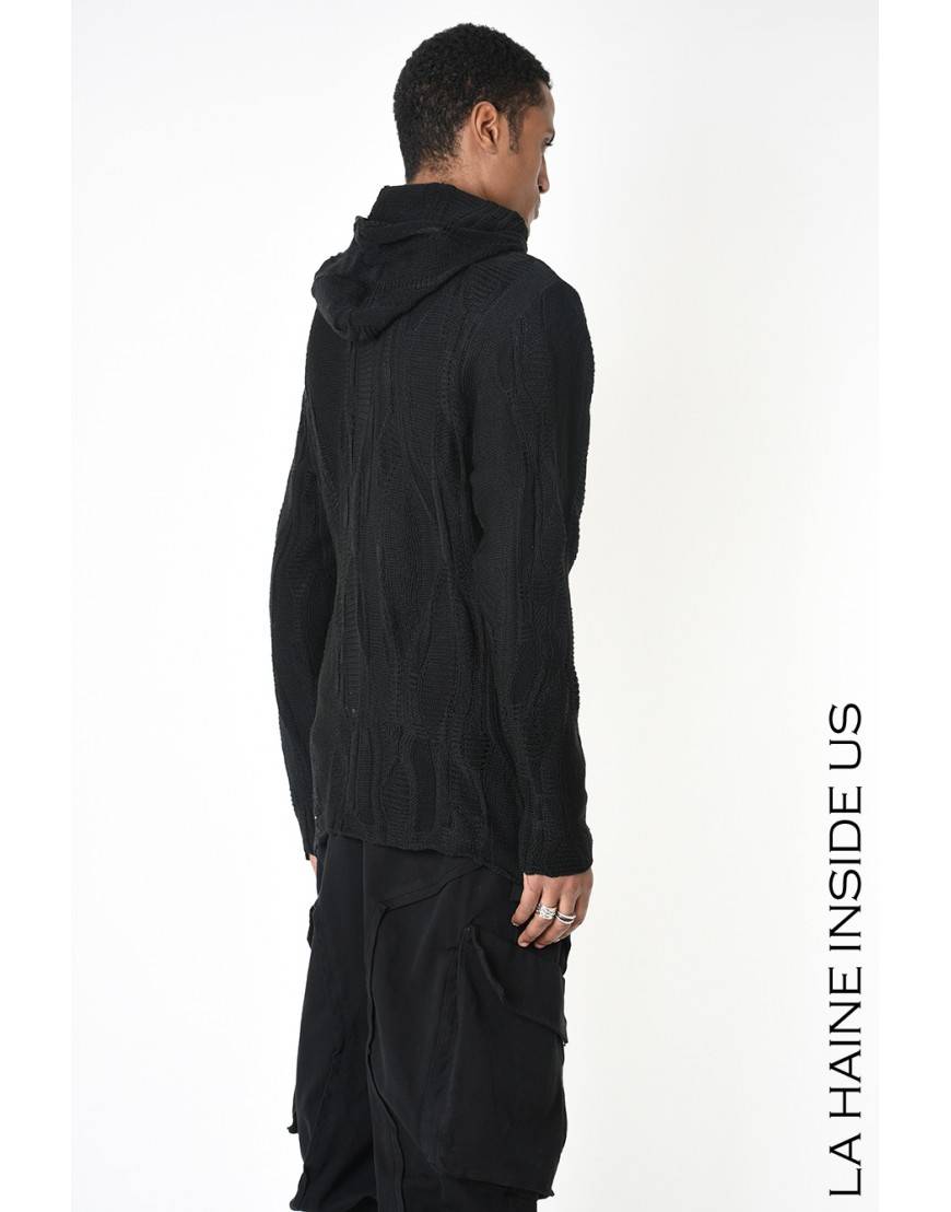 La haine inside us 3M LM244 FELPA Nero Pezzi Unici