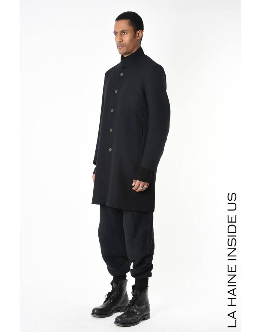 La haine inside us 3P LM238 CAPPOTTO Nero Prezzo Ridotto