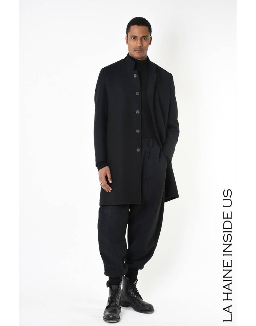 La haine inside us 3P LM238 CAPPOTTO Nero Prezzo Ridotto