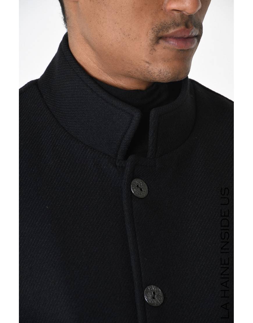 La haine inside us 3P LM238 CAPPOTTO Nero Prezzo Ridotto