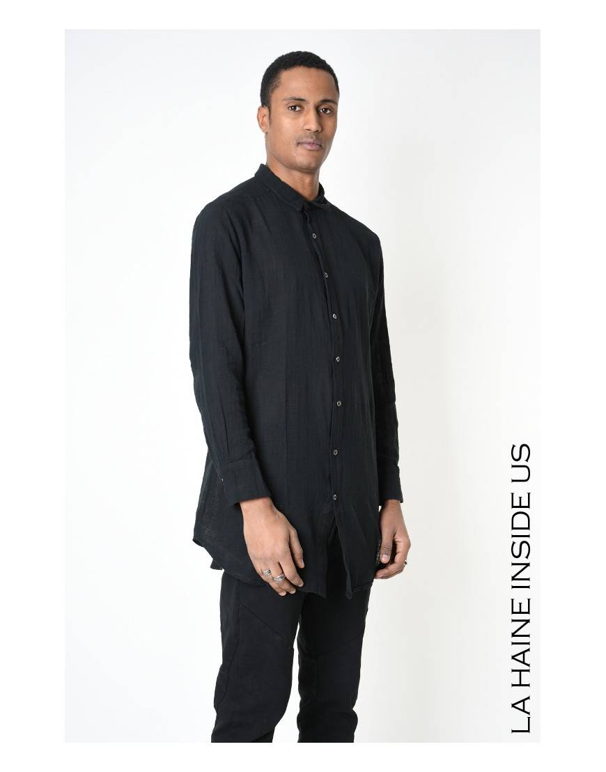 La haine inside us 3V LM114 CAMICIA Nero Presa