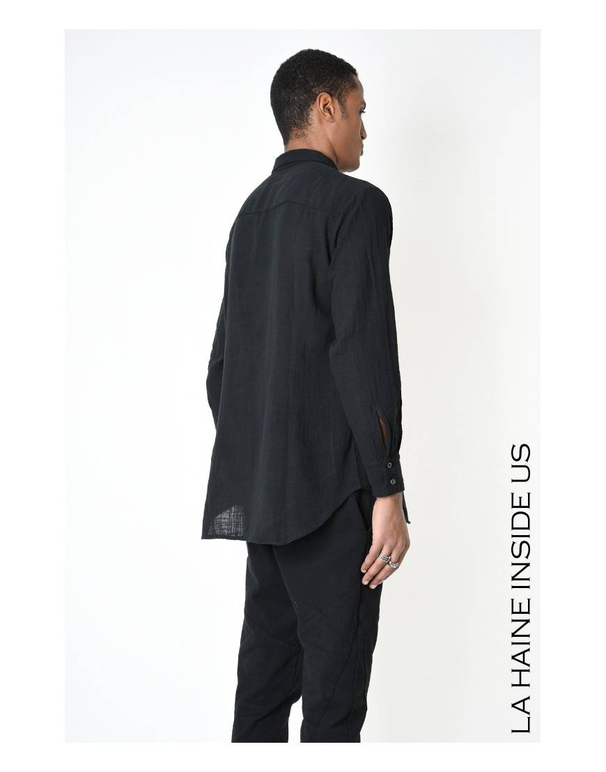 La haine inside us 3V LM116 CAMICIA Nero Offerta