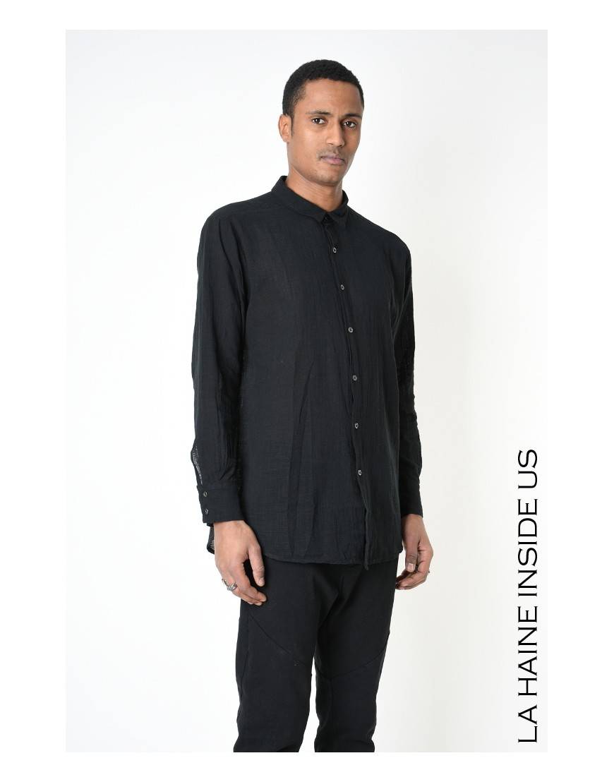 La haine inside us 3V LM116 CAMICIA Nero Offerta
