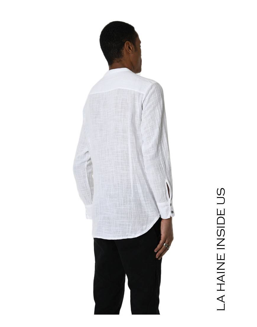 La haine inside us 3V LM118 CAMICIA Bianco Economico