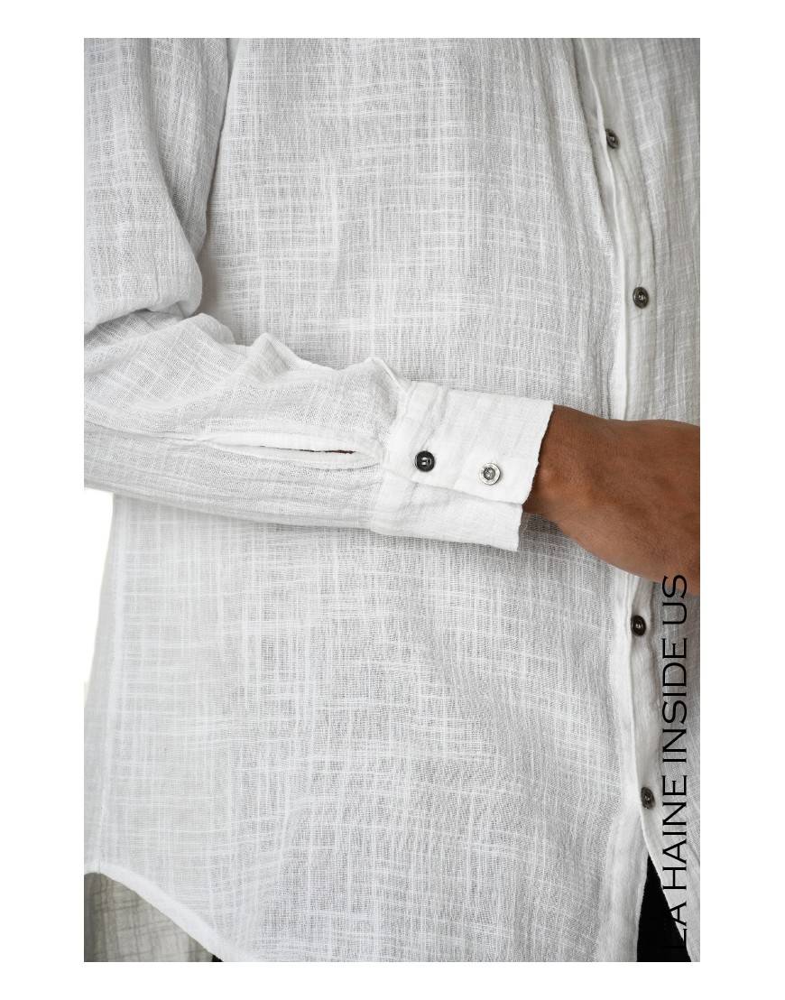 La haine inside us 3V LM118 CAMICIA Bianco Economico