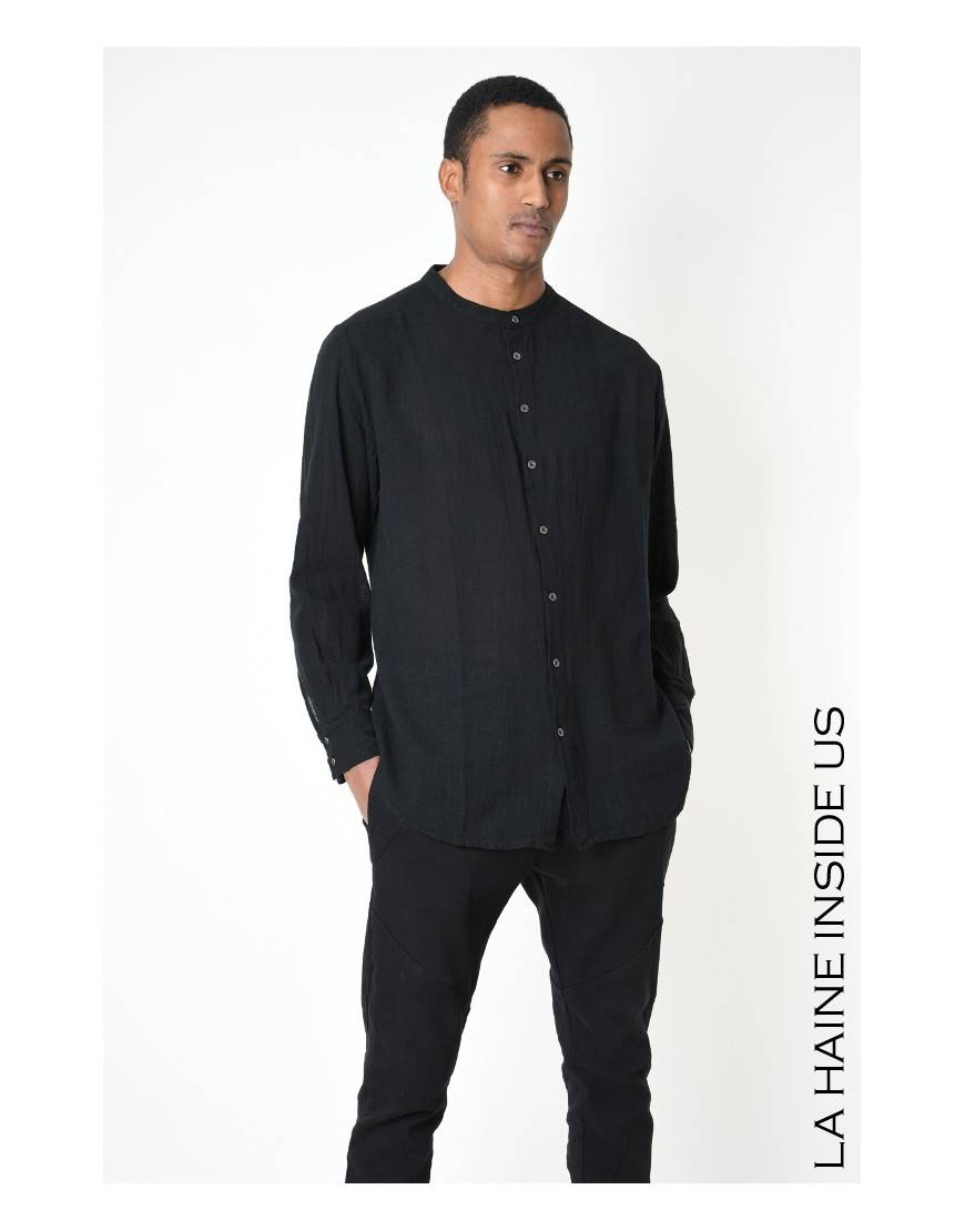 La haine inside us 3V LM118 CAMICIA Nero Online