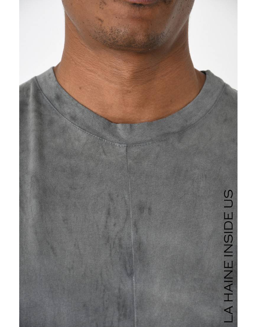 La haine inside us 3V LM234 T-SHIRT Grigio In Vendita