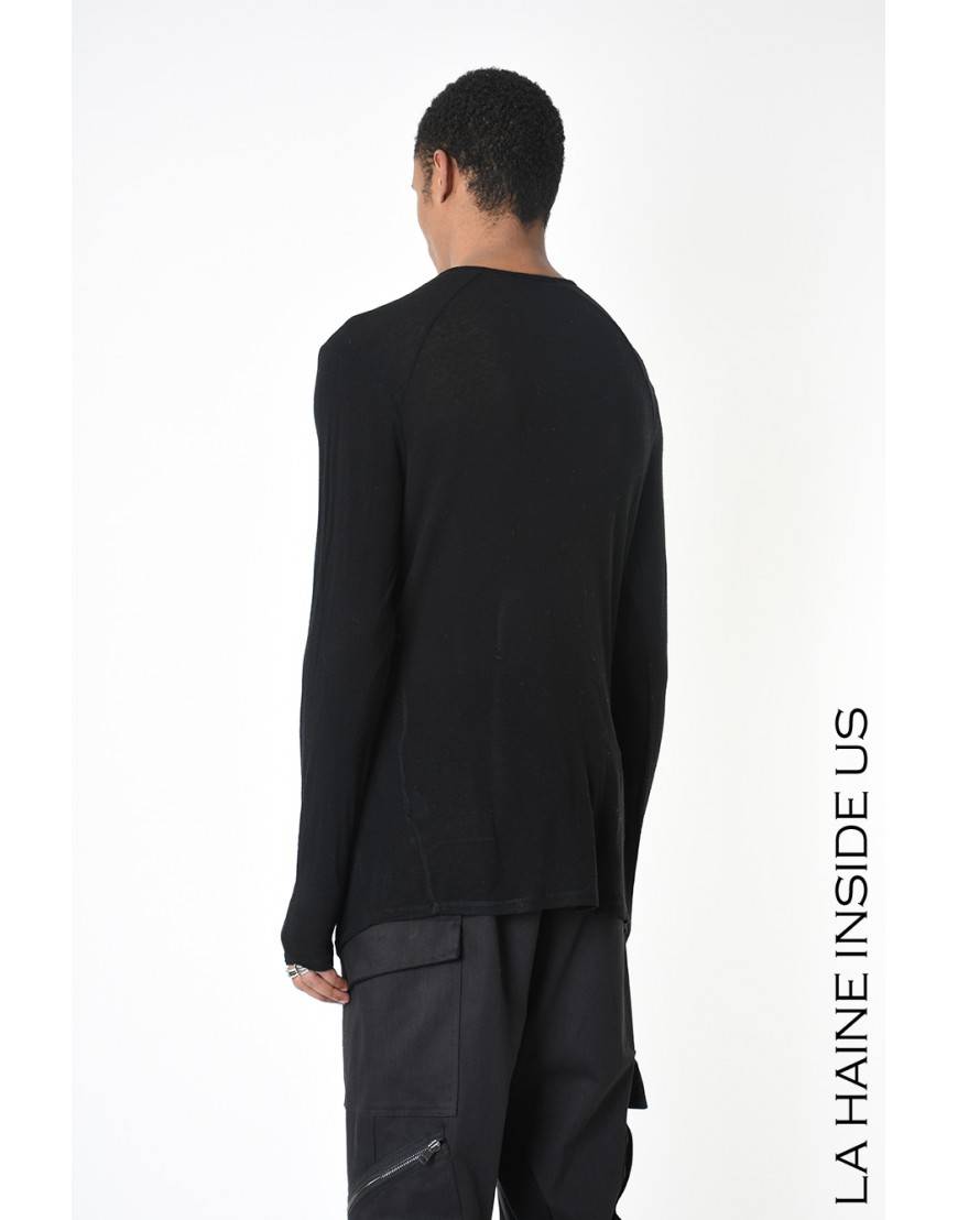 La haine inside us 3V LM265 MAGLIA Nero Vendita Economica