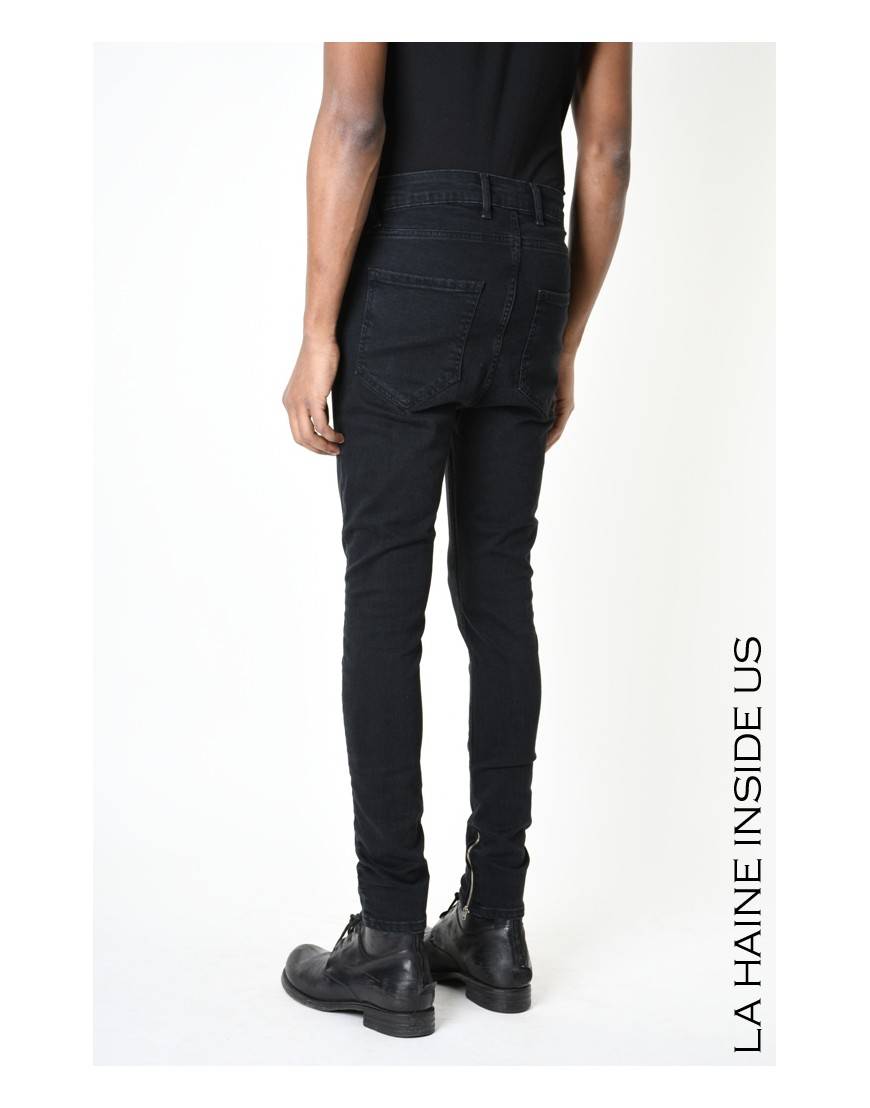 La haine inside us 3X LM217 JEANS Nero Saldi Di Fabbrica