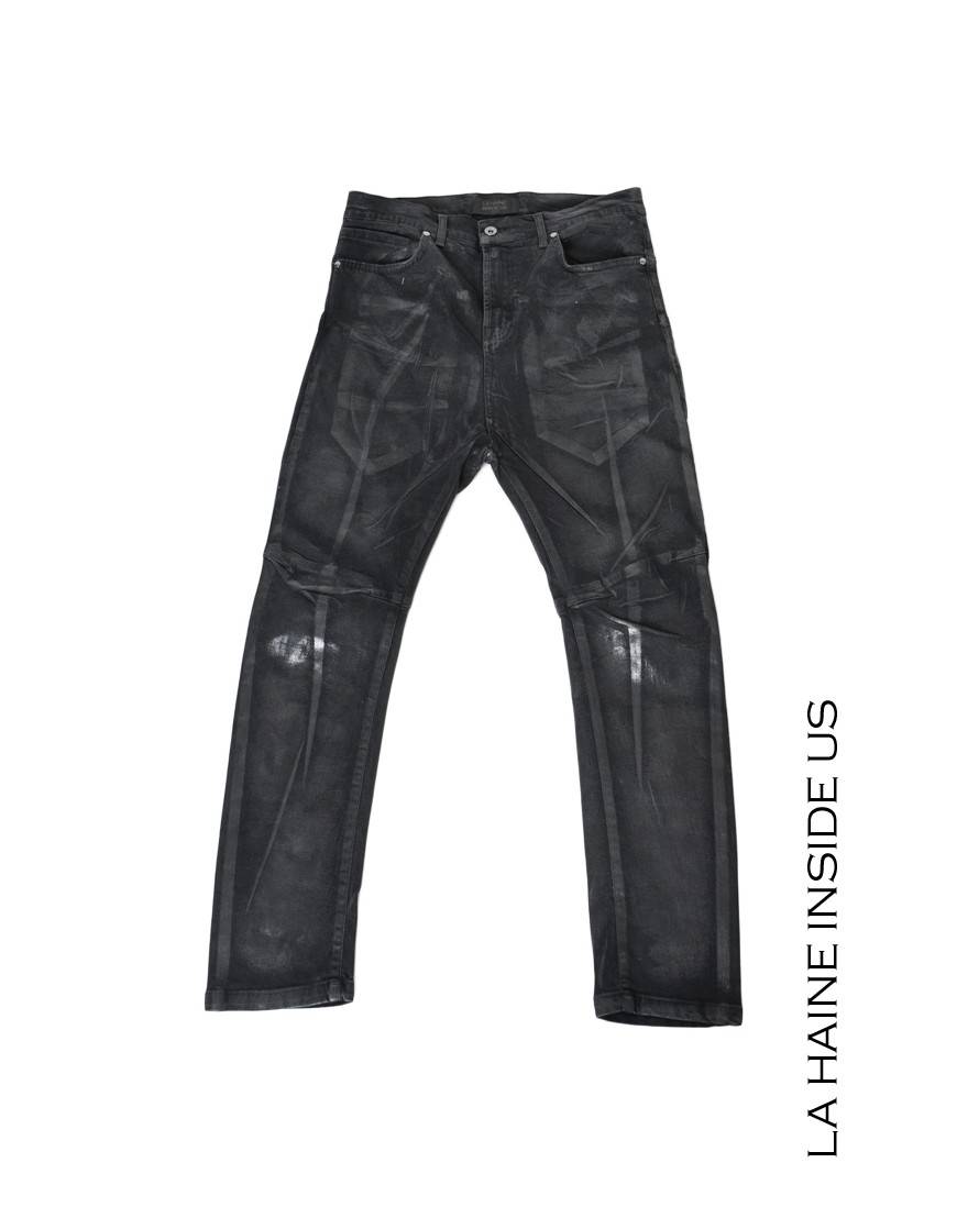 La haine inside us 3X LM219 JEANS Nero Vendite Flash