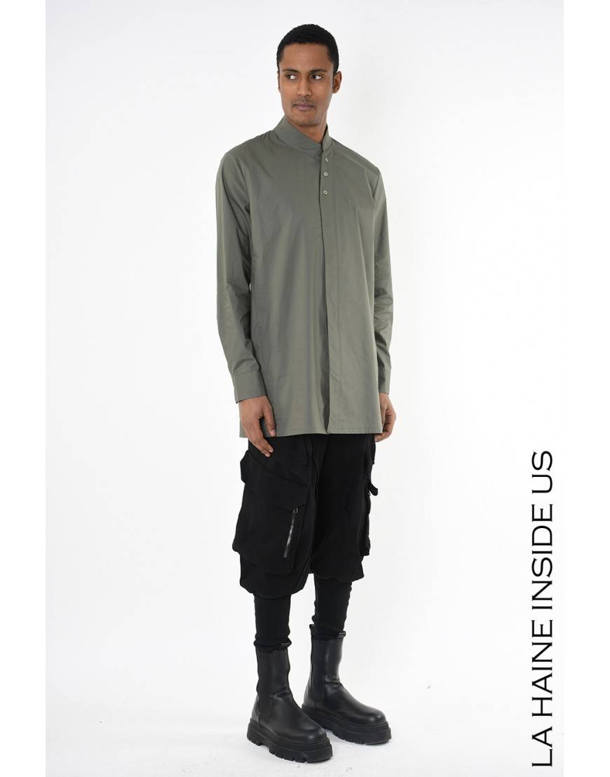 La haine inside us 3R LM226 CAMICIA Verde Negozi Online