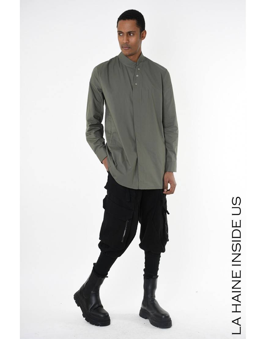 La haine inside us 3R LM226 CAMICIA Verde Negozi Online