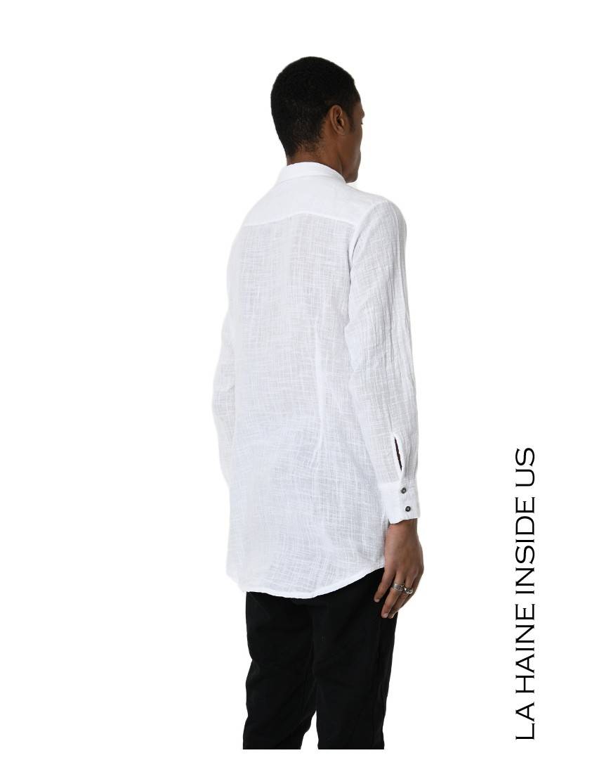 La haine inside us 3V LM114 CAMICIA Bianco Soddisfazione Garantita