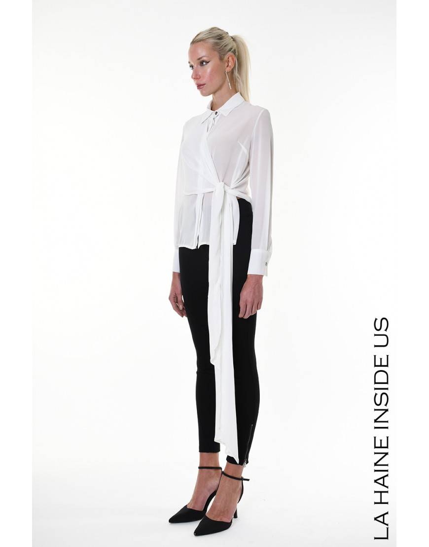 La haine inside us 4B LW927 CAMICIA Bianco Sconto