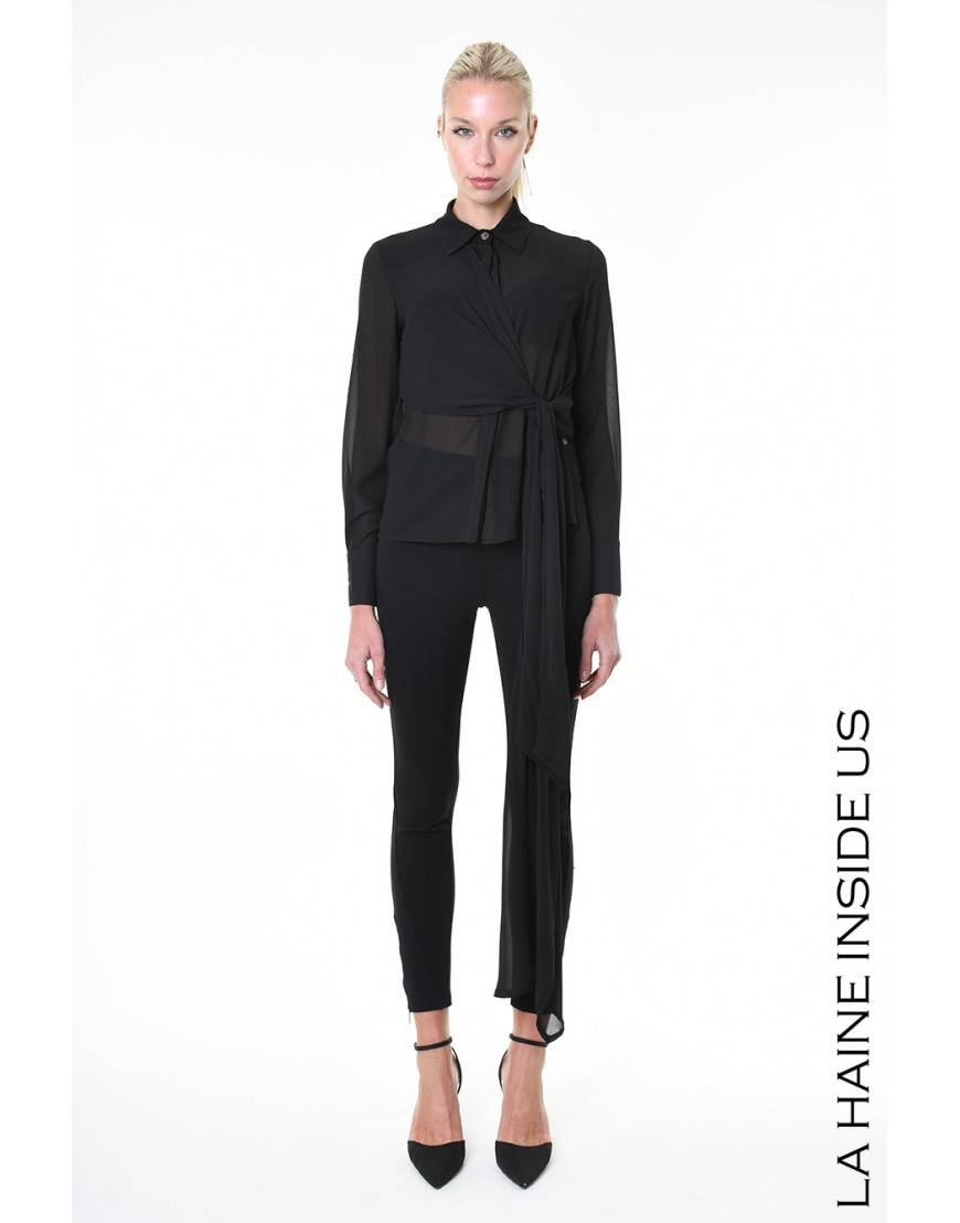 La haine inside us 4B LW927 CAMICIA Nero Offerta