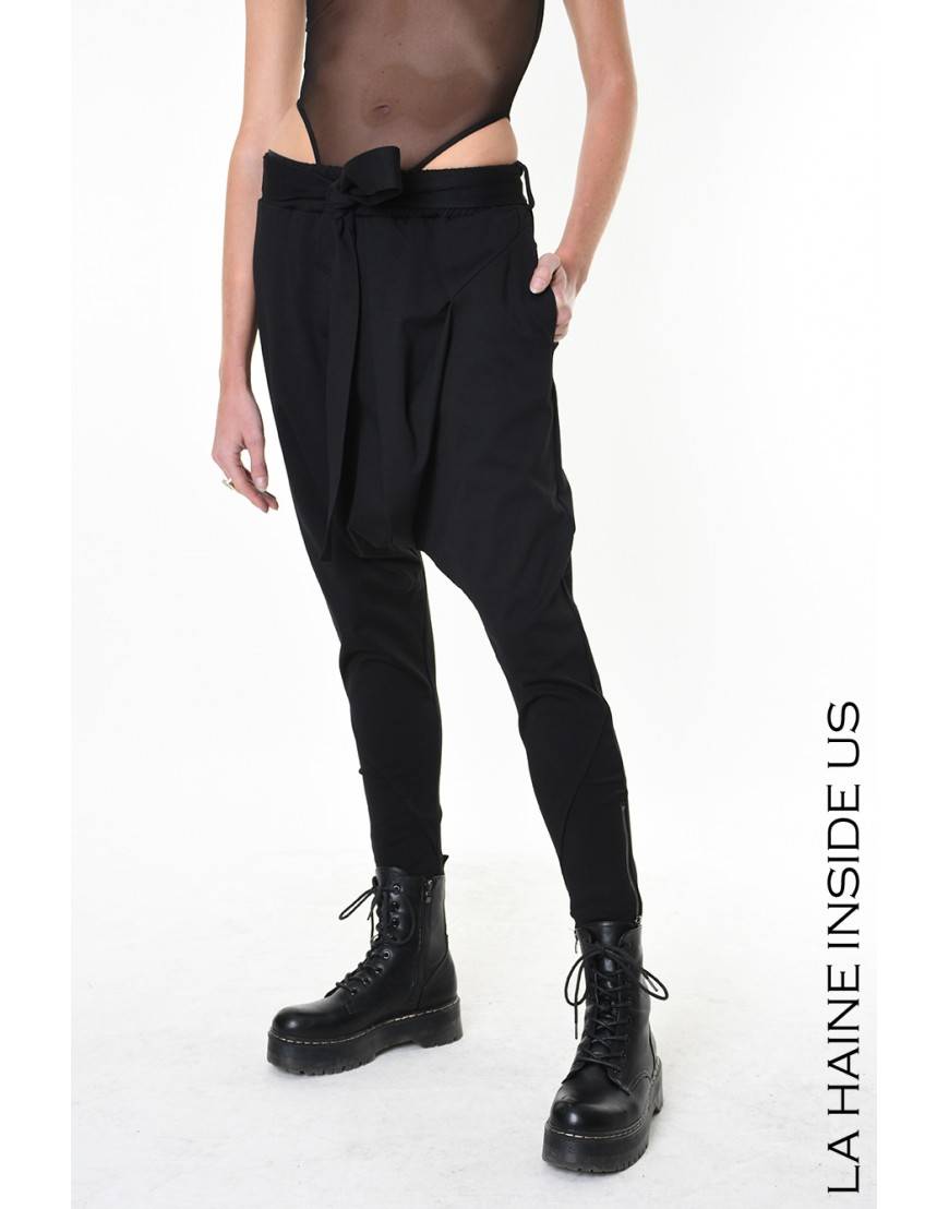 La haine inside us 4B LW931 PANTALONE Nero Outlet