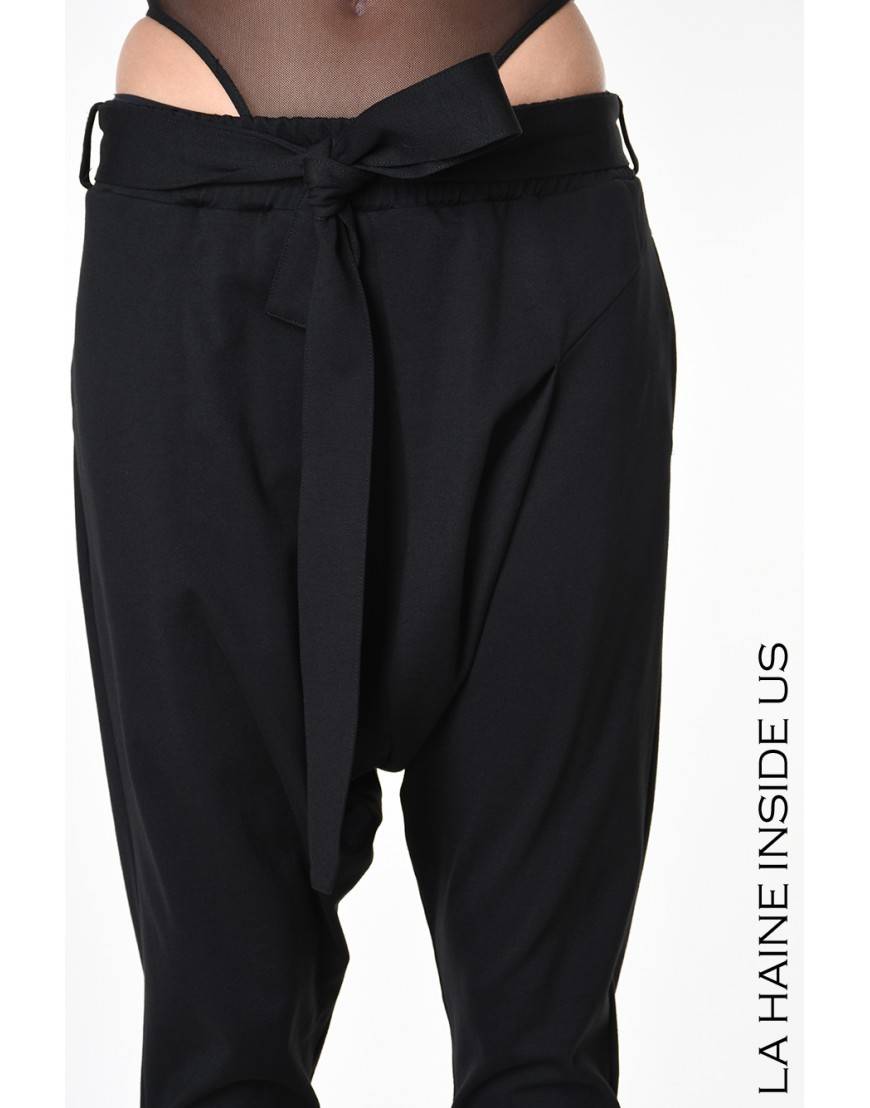 La haine inside us 4B LW931 PANTALONE Nero Outlet