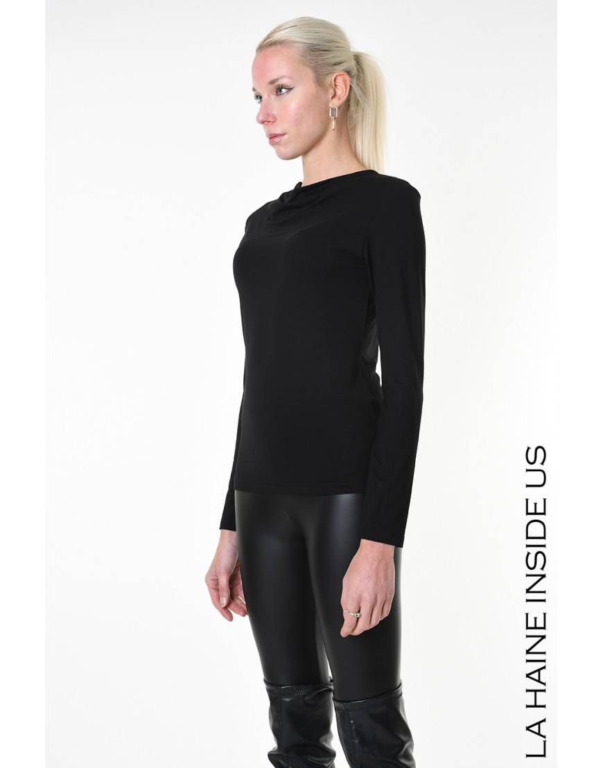 La haine inside us 4J LW943 MAGLIA Nero Offerte