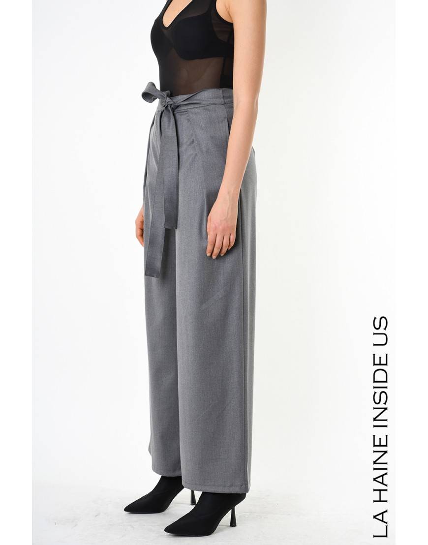 La haine inside us 4B LW829 PANTALONE Grigio Nuova