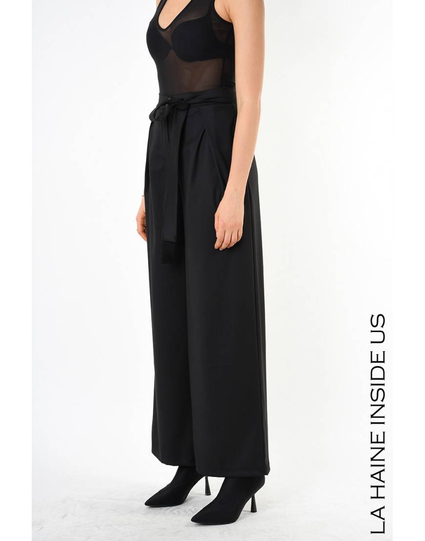 La haine inside us 4B LW829 PANTALONE Nero Moda