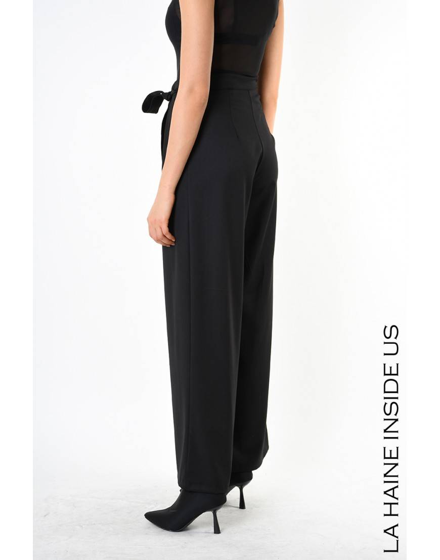 La haine inside us 4B LW829 PANTALONE Nero Moda