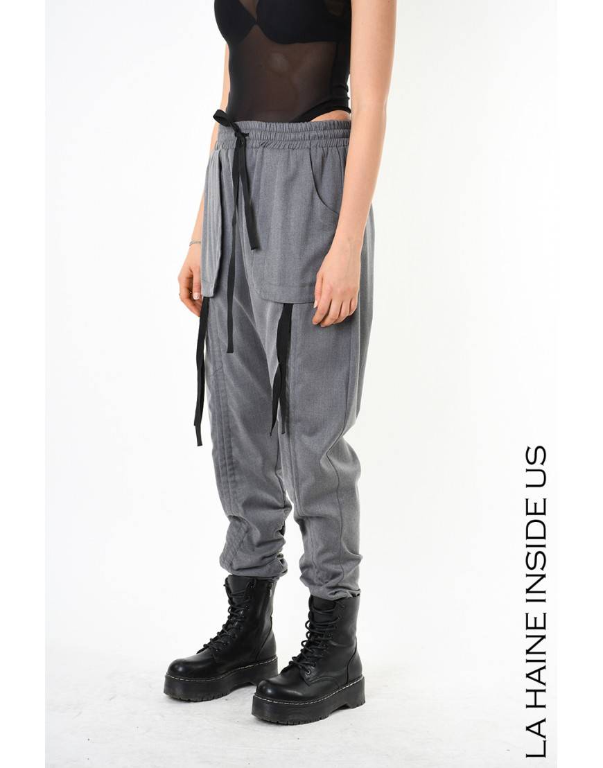 La haine inside us 4B LW836 PANTALONE Grigio Italia