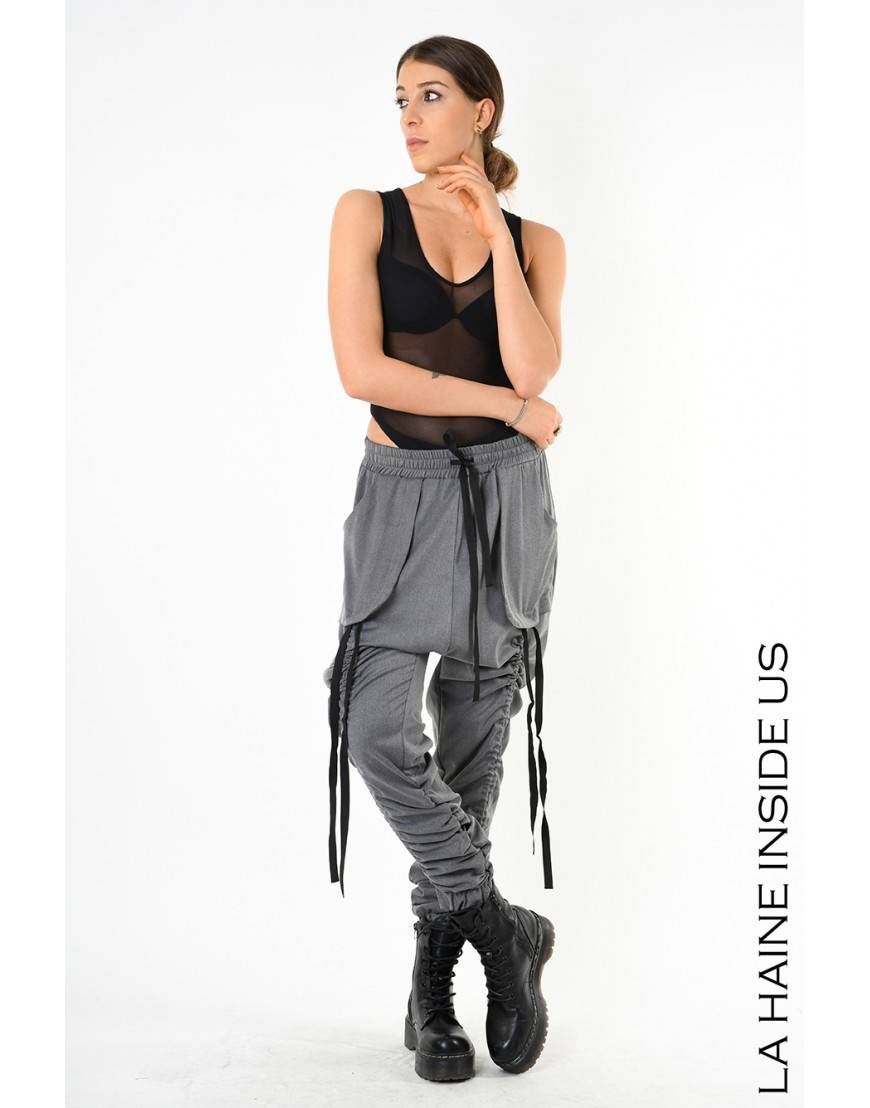 La haine inside us 4B LW836 PANTALONE Grigio Italia