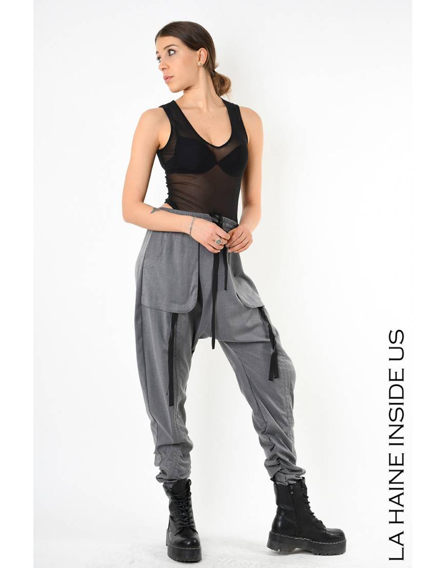 La haine inside us 4B LW836 PANTALONE Grigio Italia