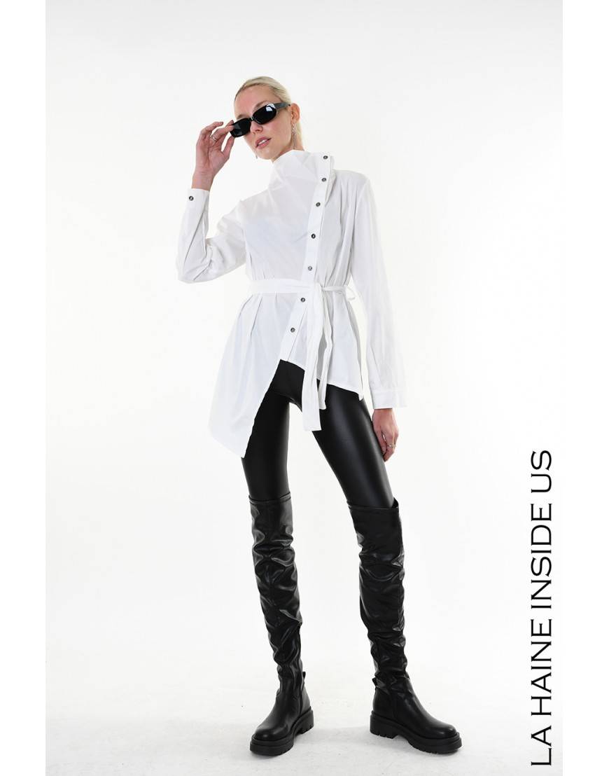 La haine inside us 4V LW911 CAMICIA Bianco Promozione Limitata