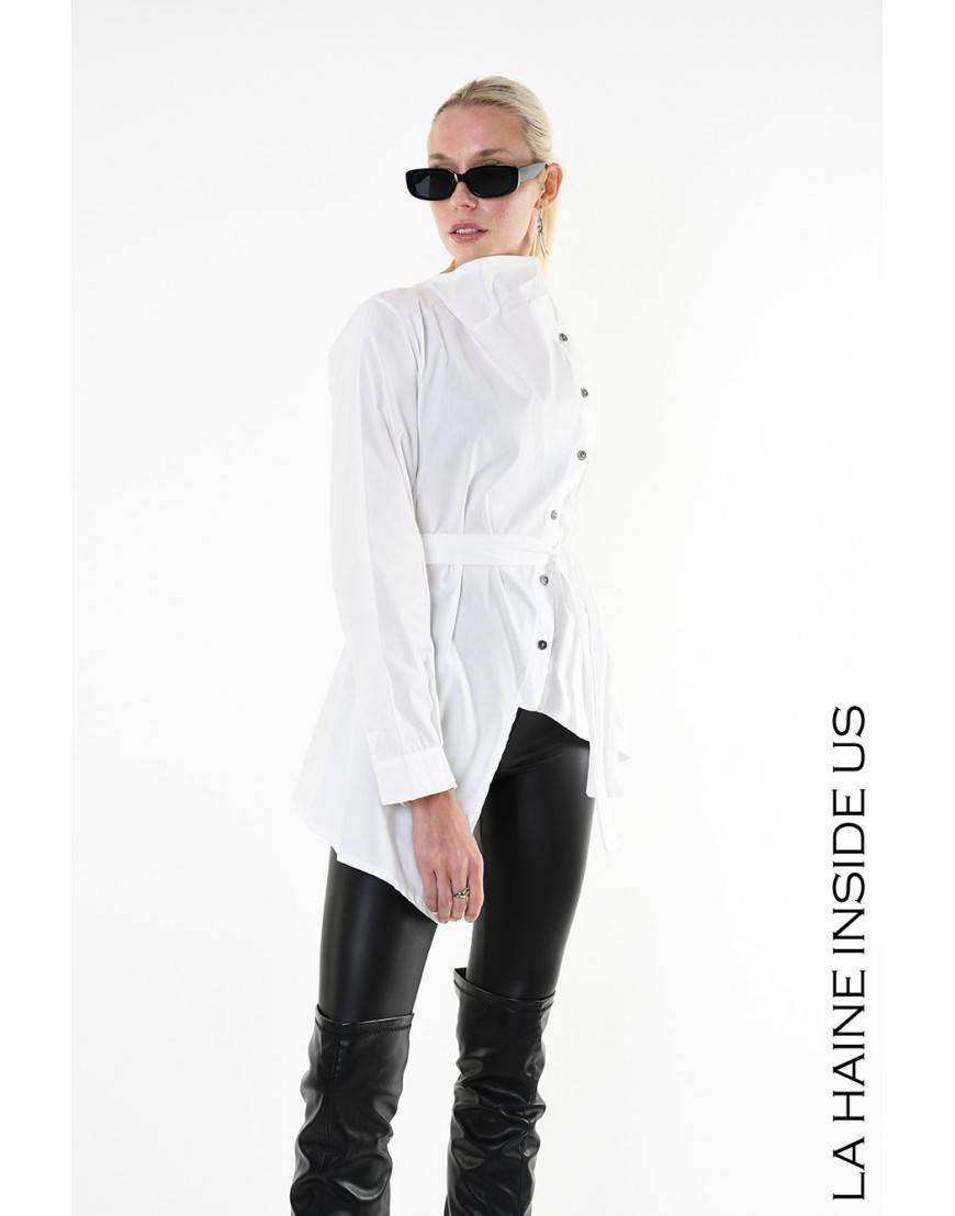 La haine inside us 4V LW911 CAMICIA Bianco Promozione Limitata