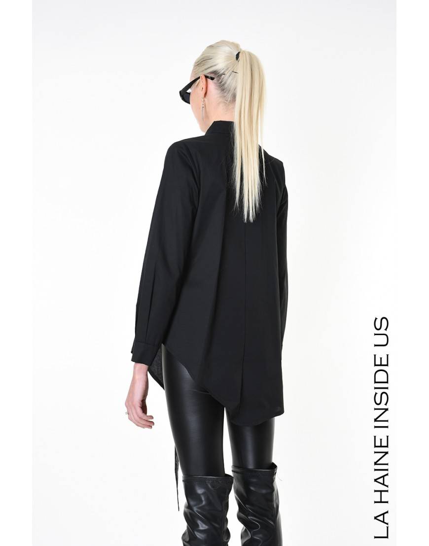 La haine inside us 4V LW912 CAMICIA Nero Shopping Online