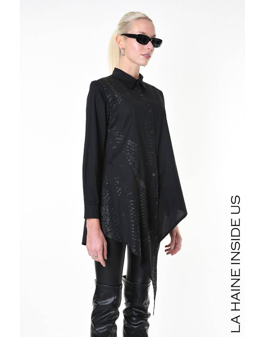 La haine inside us 4V LW912 CAMICIA Nero Shopping Online
