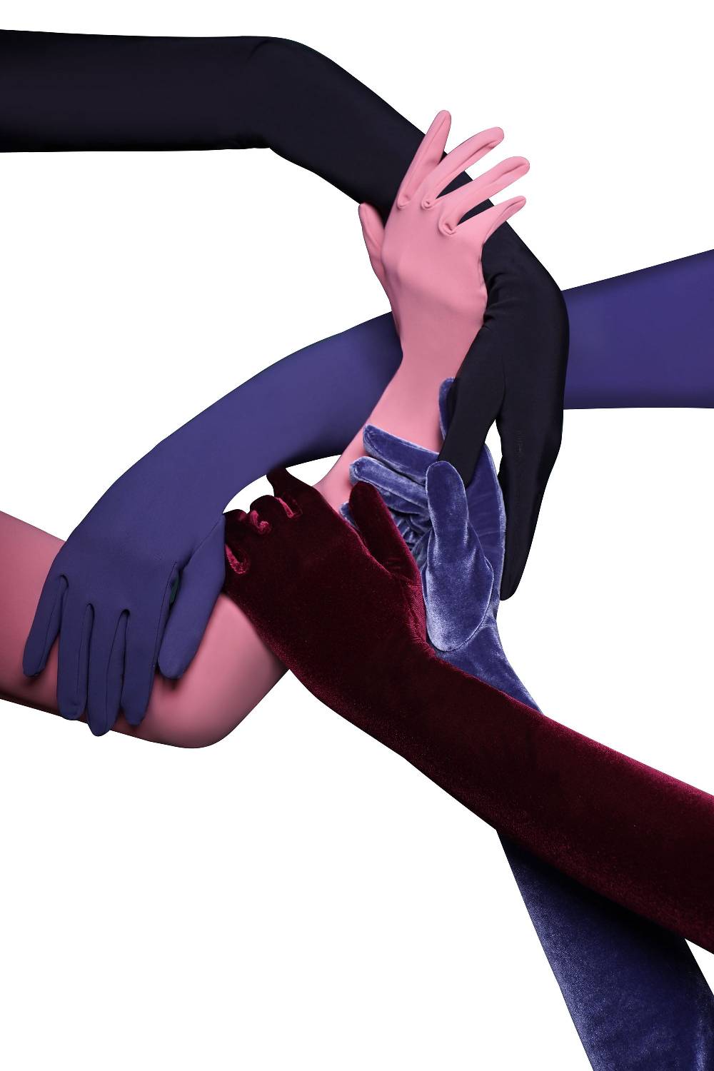 La Petite Robe Di Chiara Boni long gloves 2025