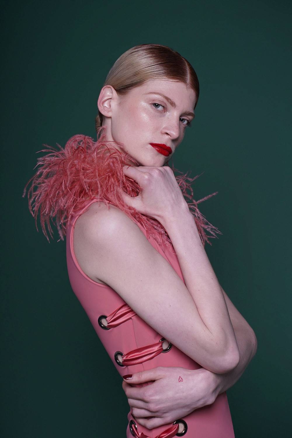 La Petite Robe Di Chiara Boni feathers boa In Linea