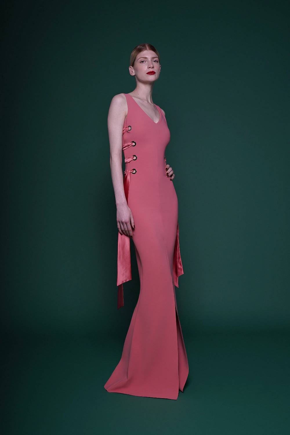 La Petite Robe Di Chiara Boni degna satin gown Vendita