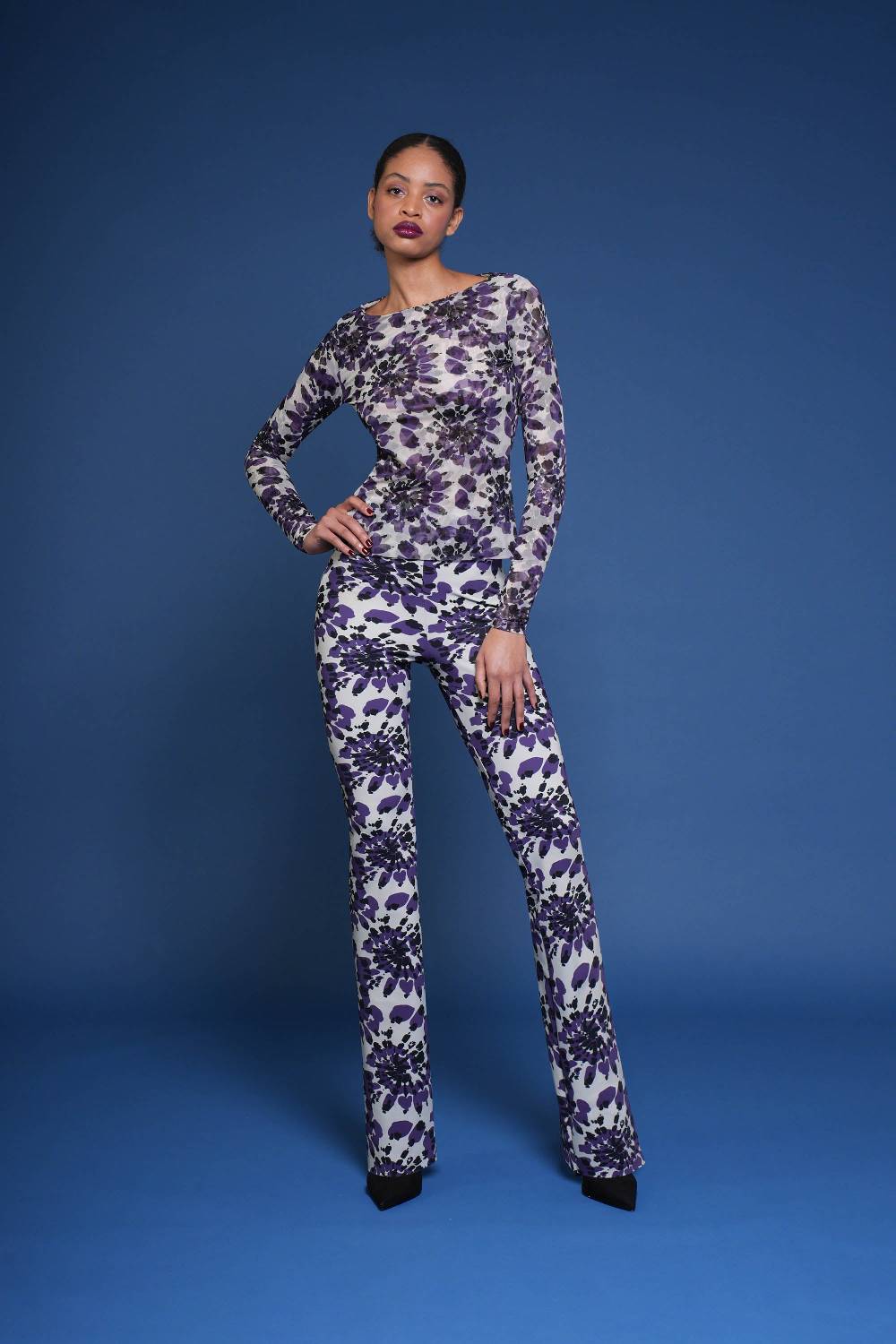 La Petite Robe Di Chiara Boni lupina illusion printed top Acquista Ora