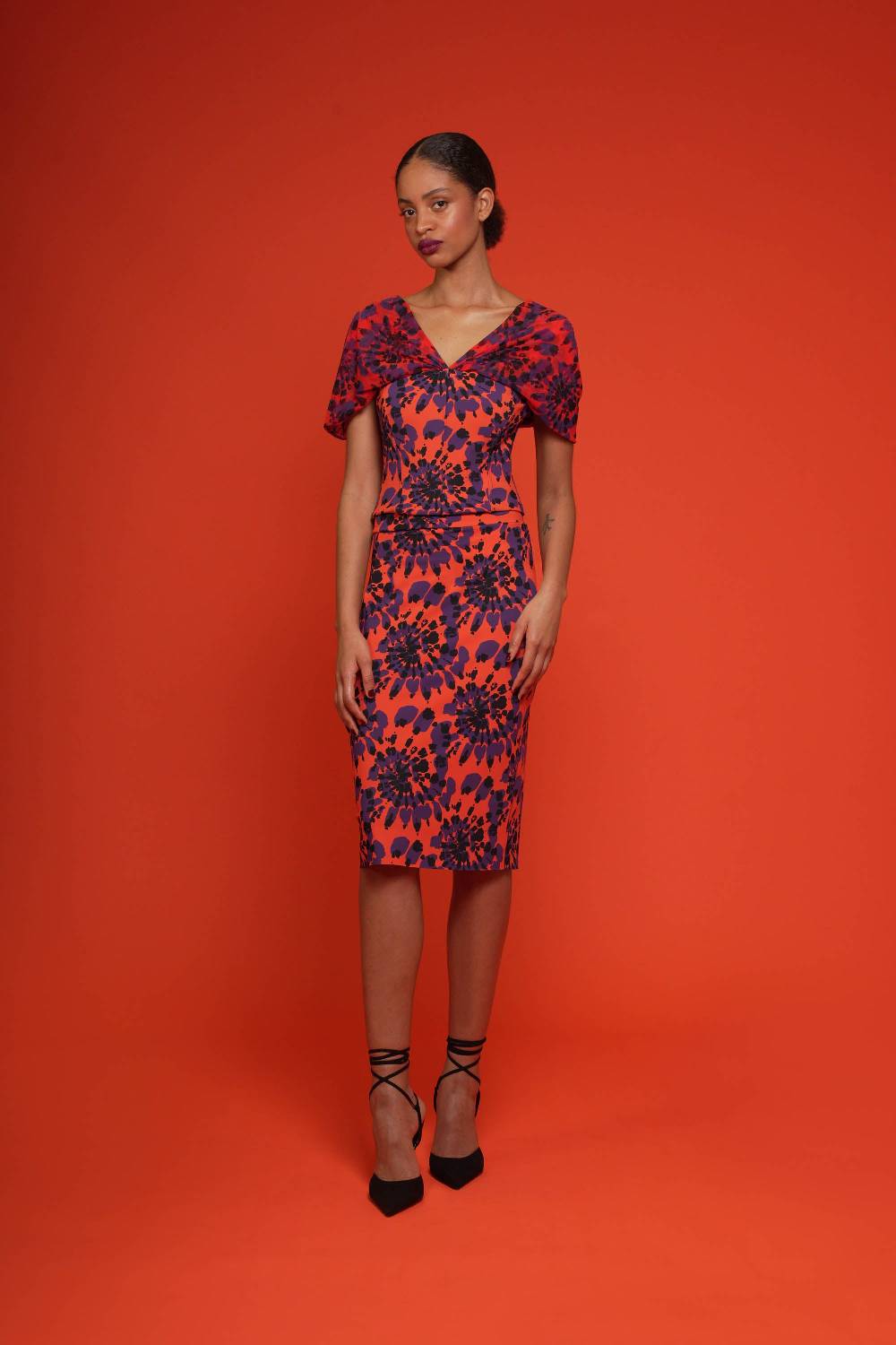 La Petite Robe Di Chiara Boni zanna illusion printed top Fino Al -60%